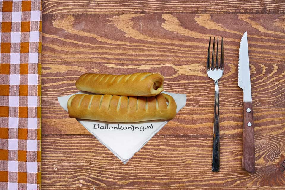 Twee Twisters geserveerd op een bord